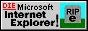 Danger. Microsoft Internet Exploder
